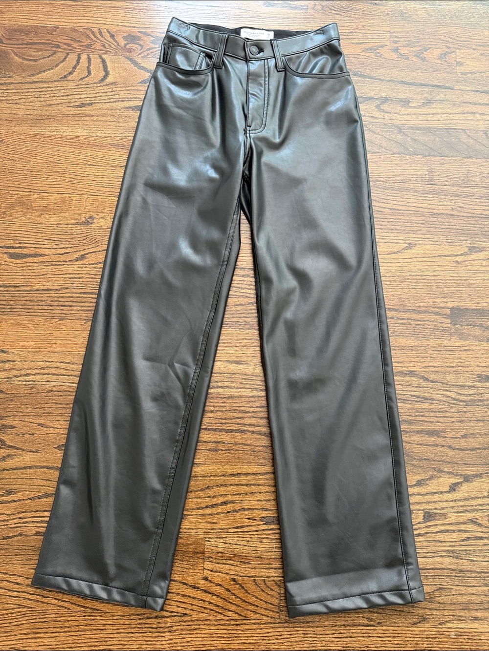 Abercrombie & Fitch - Faux Leather Pants - Size 26 / Size 2